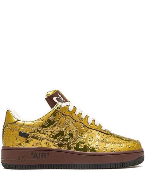nike louis vuitton gold